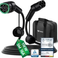 GONEO Typ 2 Ladekabel 11kW 5M 16A Ladekabel Elektroauto 3