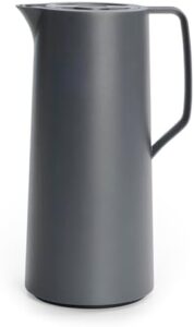 Emsa Motiva 1l Isolierkanne mit Quick-Press-Verschluss, anthrazit