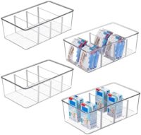 Vtopmart 4er Kühlschrank Organizer mit 4 Fächern, BPA-Freie Küche Stapelbarer Lebensmittel aufbewahrungsbox für Teebeutel,Snacks,Gewürze Amazon.de: Elektro-Großgeräte