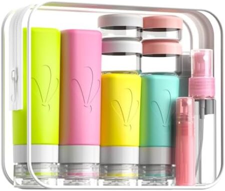 INSFIT 17-Piece Silicone Travel Bottle Set