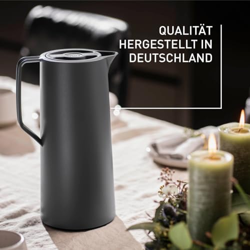 Emsa Motiva 1l Isolierkanne mit Quick-Press-Verschluss, anthrazit - Image 9