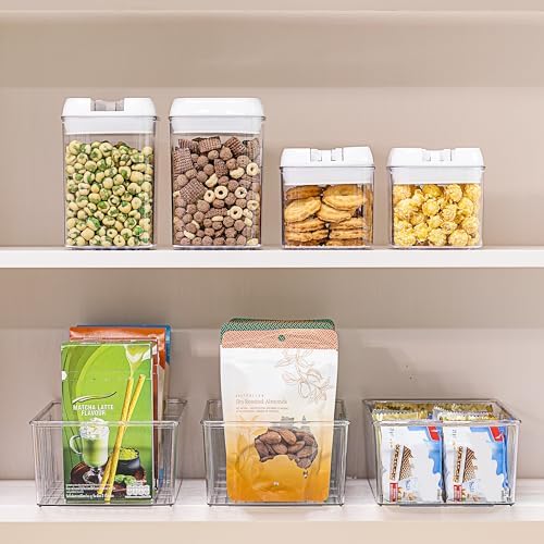 Vtopmart 4er Kühlschrank Organizer mit 4 Fächern, BPA-Freie Küche Stapelbarer Lebensmittel aufbewahrungsbox für Teebeutel,Snacks,Gewürze Amazon.de: Elektro-Großgeräte - Image 2