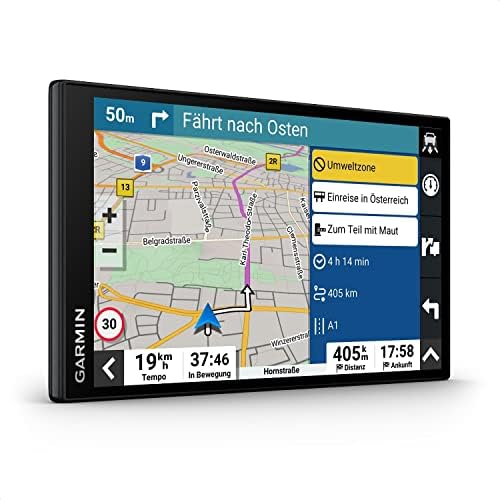 Garmin DriveSmart 76 MT-S – Navigationsgerät mit großem 7 Zoll (17,8 cm) HD-Display, 3D-Europakarten mit Umweltzonen, Verkehrsinfos in Echtzeit via Garmin Drive App, Sprach- und Fahrerassistenz  Amazon.de: Elektronik & Foto