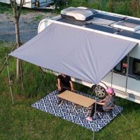 Dulepax Wohnwagen Vorzelt 2.96x2.45M Wasserdicht UV50+