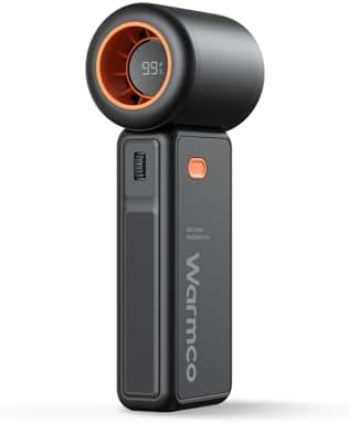 Warmco Tragbarer Handventilator, 5000 mAh, Geschwindigkeit (1–100), verstellbar, leistungsstark, Mini-Turbo-Lüfter, wiederaufladbar, persönlicher kleiner Taschenventilator für Damen, Herren, Reisen  Amazon.de: Küche, Haushalt & Wohnen
