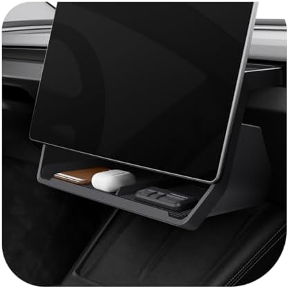 Spigen Tesla Model Y 2025 2026 Juniper 3 Highland 2024 2025 2026, Aufbewahrungsbox unter dem Bildschirm, Tablet Organizer Box Tablet Halterung für Tesla Model Y Juniper 2026 und 3 Highland 2026  Amazon.de: Auto & Motorrad
