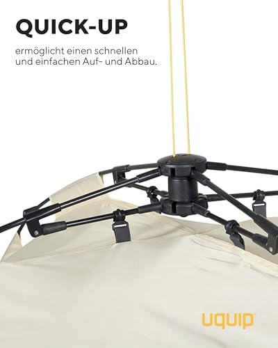 Uquip Strandmuschel Buzzy boulder I 150 x 110 x 215 cm I UPF 50+ Strandzelt zum Schutz vor Sonne, Wind & - Image 7
