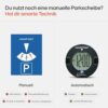 Elektronische Parkscheibe mit Zulassung fürs Auto