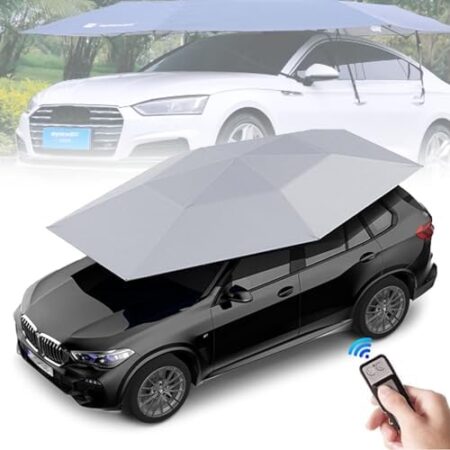 Ostreemaner Sonnenschutz Fürs Auto, Tragbares Autodach, Vollautomatischer Sonnenschutz Fürs Auto – 5000-Mah-Akku,