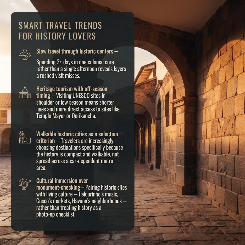 SMART TRAVEL TRENDS FOR HISTORY LOVERS