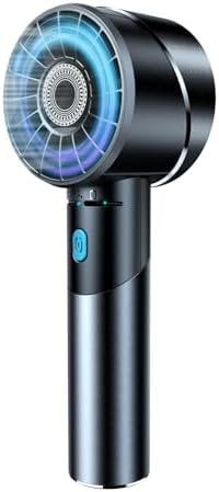 COZOME Handheld Fan, Rechargeable Battery, Mini Strong Fan with 7000 rpm High Speed