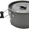 JZK Camping Cookware Set 2-3 People Foldable Camping Cooking Pot Set Saucepan