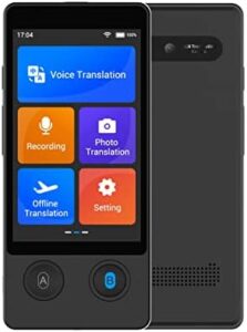 ANFIER Offline Voice Translator 144 Languages and Accents with 3.7 Inch