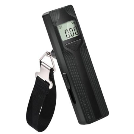 travel inspira Digital Suitcase Scales without Battery for Suitcases Black