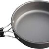 JZK Camping Cookware Set 2-3 People Foldable Camping Cooking Pot Set Saucepan