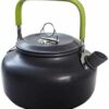 JZK Camping Cookware Set 2-3 People Foldable Camping Cooking Pot Set Saucepan