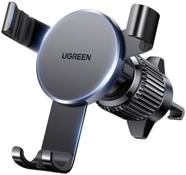 UGREEN Mobile Phone Holder Car Upgrade Bombproof Air Vent Hook (Black) | angle adjustable, easy to install  Amazon.de: