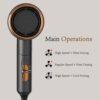 Hair Dryer Hair Dryer Ion 2000 W 10 x 7 x 19 cm/250 g,