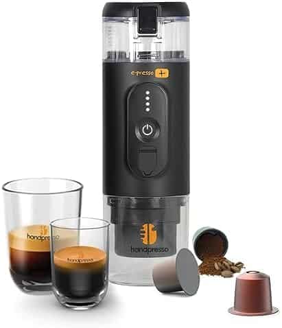 Handpresso - E-Presso+ 21710 Portable Coffee Machine - Tank 90ml