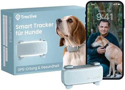 Tractive Smarter Hunde GPS Tracker | Modell 2025 | Live-GPS-Ortung  | Empfohlen von Martin Rütter (Mint)  Amazon.de
