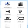 AZDOME Car Camera with 4K Resolution, WiFi Dash Cam GPS and Loop Recording,