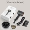 Hair Dryer Hair Dryer Ion 2000 W 10 x 7 x 19 cm/250 g,