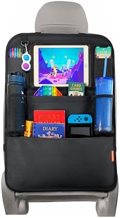 Huckaboo Car Seat Organiser - Back Seat Organiser for Kids & Car Seat Back Protector with Tablet Compartment 1 Piece  Amazon.de: Baby Products