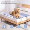APPKER Cooling Mat Dogs, Double-Sided Cooling Mat for Pets, 100 x 70 cm, Arc-Chill Cooling Fibre & Q-MAX > 0.45, for Sofa and Car- L  Amazon.de: