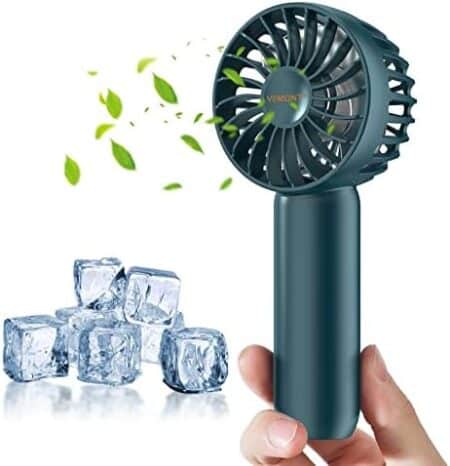 VEMONT Hand Fan Mini Fan Hand Fan USB Fan | Personal portable with 3 speeds