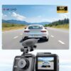 AZDOME Car Camera with 4K Resolution, WiFi Dash Cam GPS and Loop Recording,