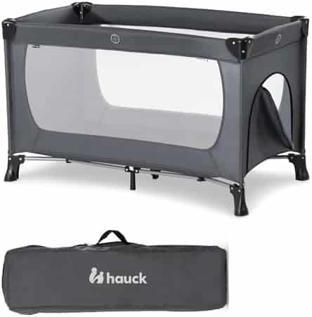 Hauck Dream N Play Plus Travel Cot, 3-Piece 120 x 60 cm, from Birth to 15 kg incl.