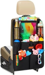 SURDOCA Car Seat Organiser 4th Generation Improved Car Back Seat for up to 28 cm Tablet, 8 Pockets, Amazon.de