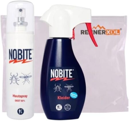 Nobite RennerXXL Mosquito Repellent Set, Nobite Anti-Mosquito Skin Spray & Clothing Spray