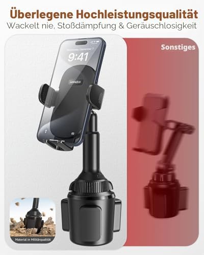APPS2Car Mobile Phone Holder Car Drink Holder, Mercedes Mobile Phone Holder Car Cup Holder, Cup Holder for iPhone 12 Pro Mini Pro Max / 11 Pro/SE 2020, Sumsung Amazon.de: - Image 4