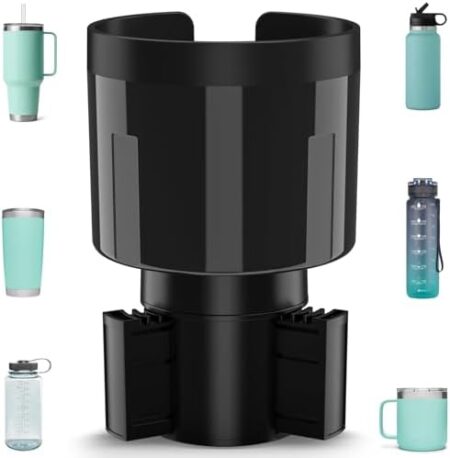 TYKOR Car cup holder, cup holder, suitable for bottles 7-10.5 cm | Compatible with Stanley 0.4-1.2L, Other Large Bottles in 0.5-1.4L  Amazon.de: