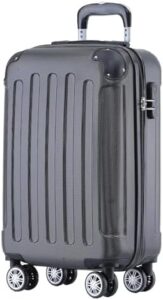 Beibye Twin Rollers Hard Case Travel Suitcase Trolley in XL, L, M, 14 Colours
