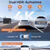 70mai 4K Dashcam Car Front Rear A810S, 4K+1080P Dual STARVIS 2 IMX678,