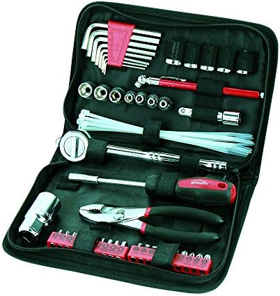 Apollo Tools DT9775 56-Piece Compact Metric Car Tool Set in Zippered Case Red  Amazon.de