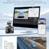 AZDOME Car Camera with 4K Resolution, WiFi Dash Cam GPS and Loop Recording,