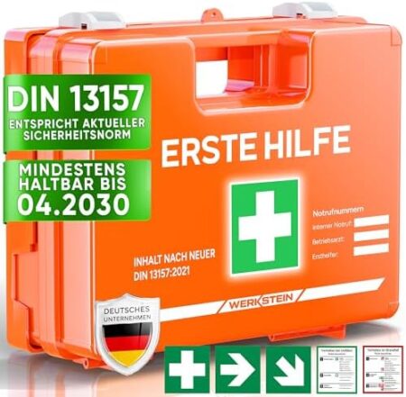 First aid kit with contents according to new DIN 131572021 I First aid kit incl.