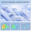 APPKER Cooling Mat Dogs, Double-Sided Cooling Mat for Pets, 100 x 70 cm, Arc-Chill Cooling Fibre & Q-MAX > 0.45, for Sofa and Car- L  Amazon.de: