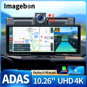 Imagebon 10.26" 4K ADAS Wireless CarPlay &