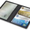 FINTIE Car Registration Certificate Cover Black | Ultra-thin lightweight vehicle registration card holder made of faux leather case for vehicle registration / ID / cards  Amazon.de