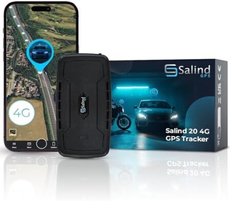 Salind 20 4G GPS Tracker for Car, Motorcycle, Vehicles and Trucks with | Real-time tracking - extra long battery life - up to 180 days in standby - geo-fence vehicles, containers Amazon.de: