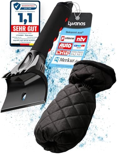 LYVANAS Car Ice Scraper with Glove Test Winner 2026* with 100% Comfort   Amazon.de: