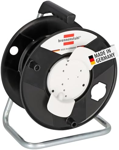 Brennenstuhl Garant storage drum empty (made of special plastic, Made in Germany) black | Made in Germany, schwarz  Amazon.de