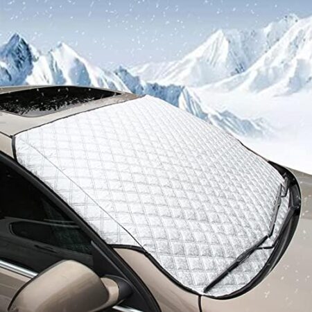 Beeway Car Windscreen Cover, Ultra Thick and All Year Round Windscreen Cover, Winter Against Snow, Ice, Frost, Sun, UV, Dust, Water Resistant (140 x 90 cm)  Amazon.de: