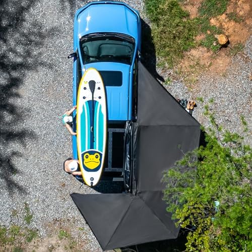 61Bv9wVTxvL._AC_.jpg 270 Car RV Awning for Motorhome - Overland Tent Vehicle Awnings Replacement | 210.8 cm wide 270° awning with quick setup, waterproof ripstop fabric and integrated LED lighting for Amazon.de: Automotive
